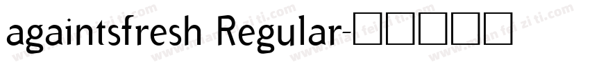 againtsfresh Regular字体转换